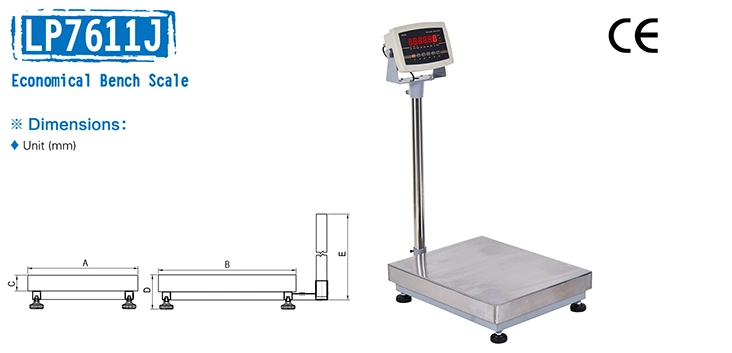 China 600kg 800kg Electronic Weight Machine Industrial Electronic Digital Weighing Platform Scales