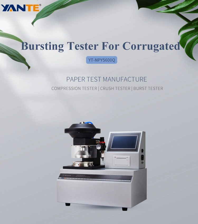 Corrugated Paperboard Burst Tester for Bursting Strength Testing